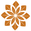 Boundless way zen logo - a stylized lotus flower